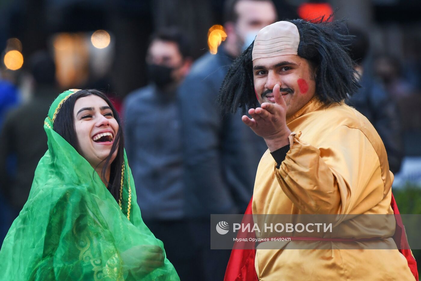 Празднование Новруза в Баку