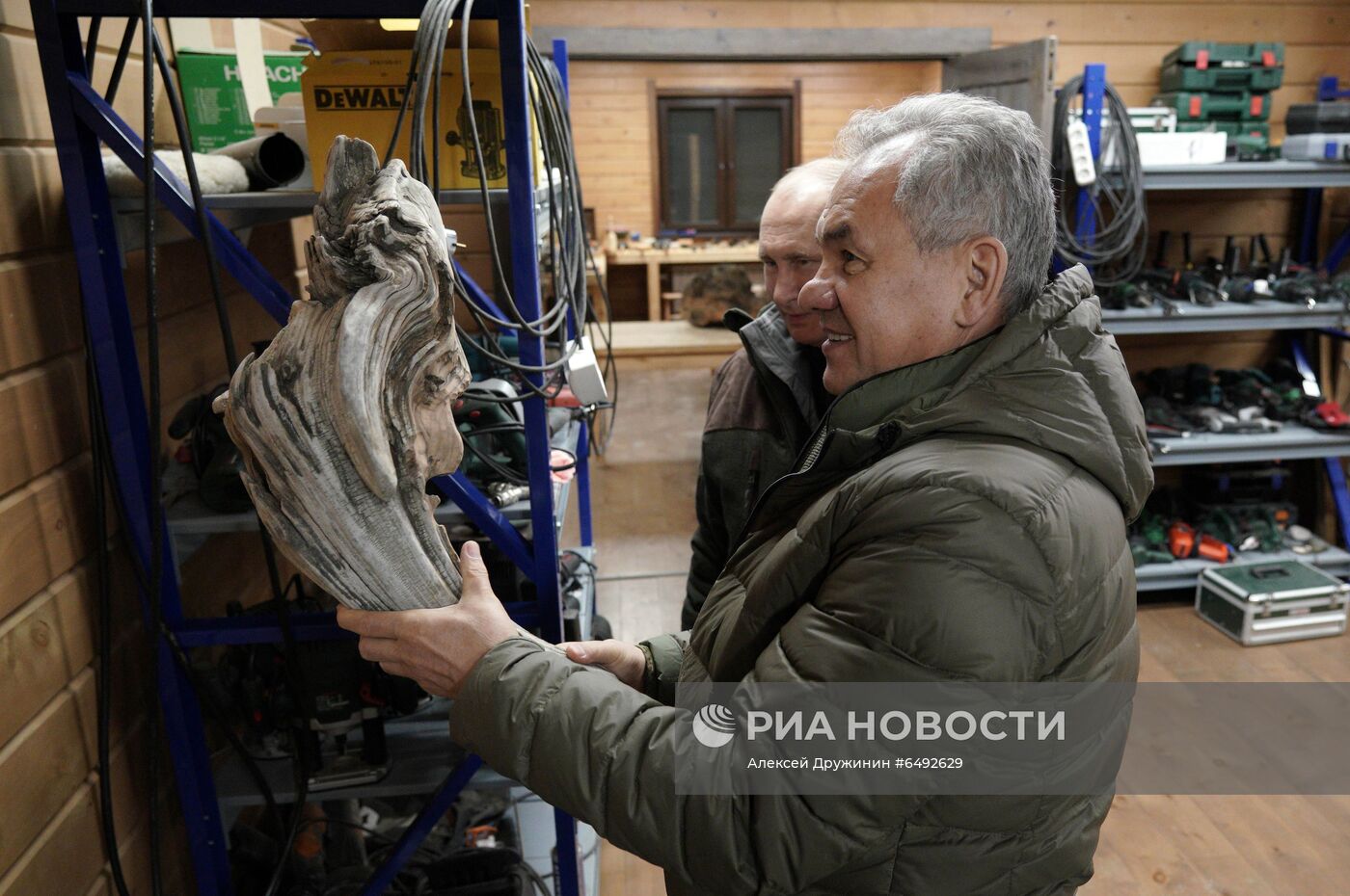 Отдых президента РФ В. Путина в Сибири