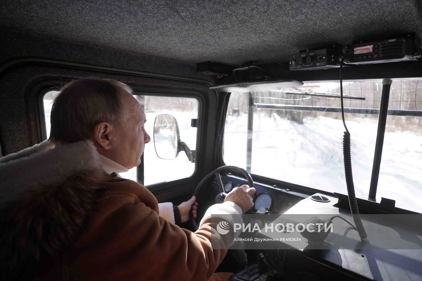 Отдых президента РФ В. Путина в Сибири