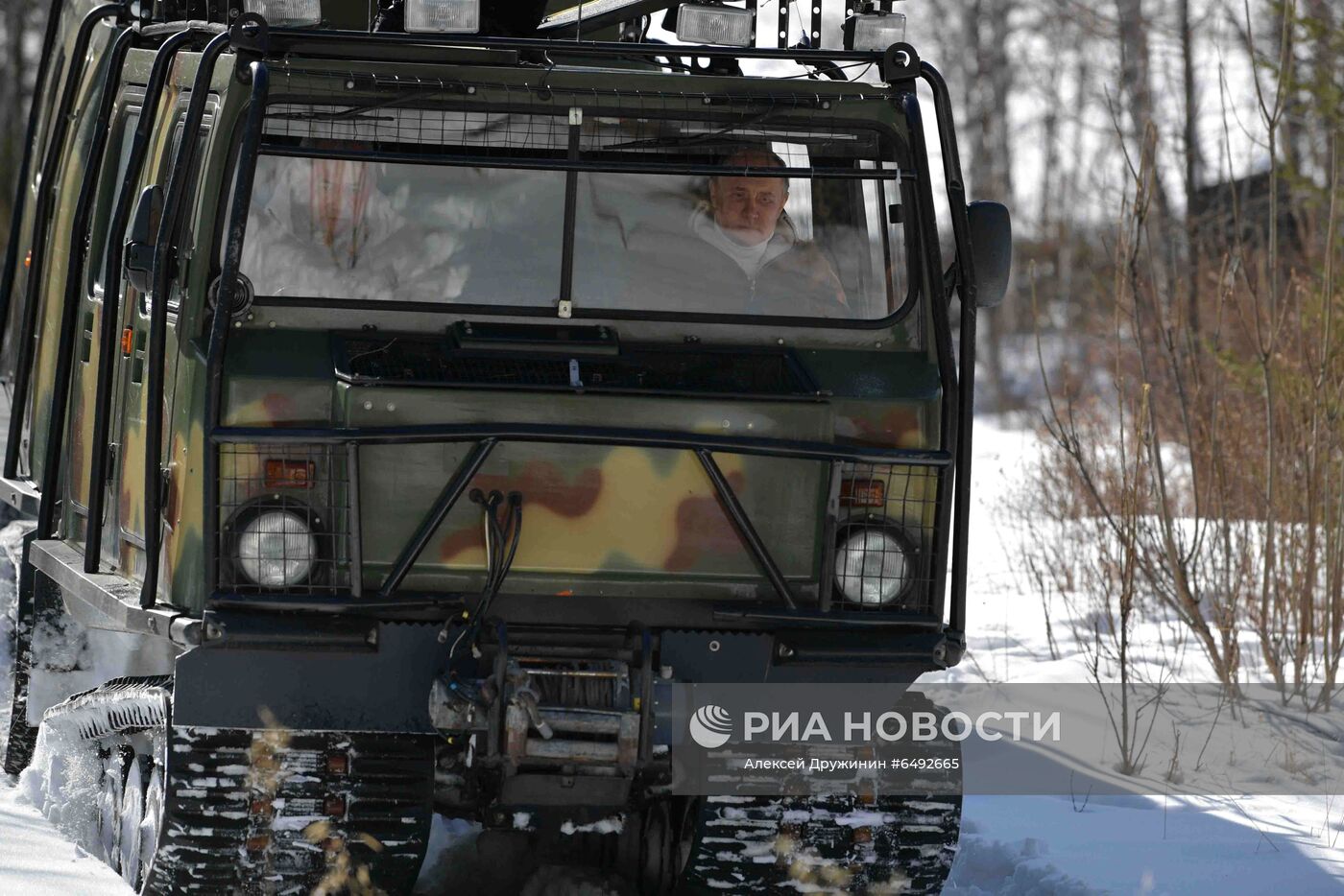 Отдых президента РФ В. Путина в Сибири