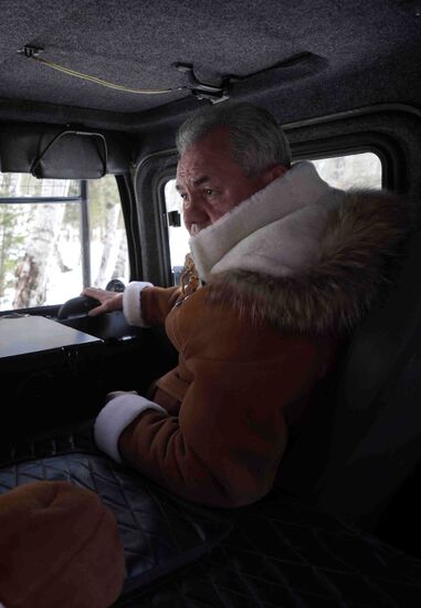 Отдых президента РФ В. Путина в Сибири