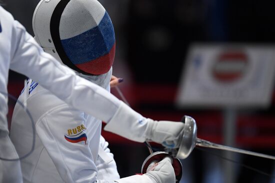 Фехтование. Этап Кубка мира. Шпага. Личное первенство