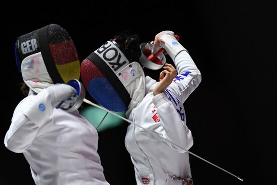 Фехтование. Этап Кубка мира. Шпага. Личное первенство