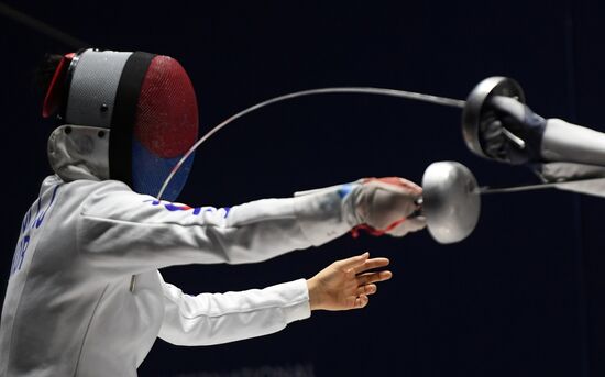 Фехтование. Этап Кубка мира. Шпага. Личное первенство