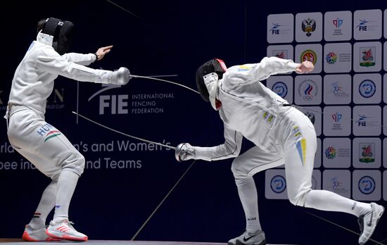 Фехтование. Этап Кубка мира. Шпага. Личное первенство