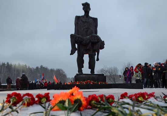 Митинг-реквием, посвященный 78-й годовщине уничтожения Хатыни