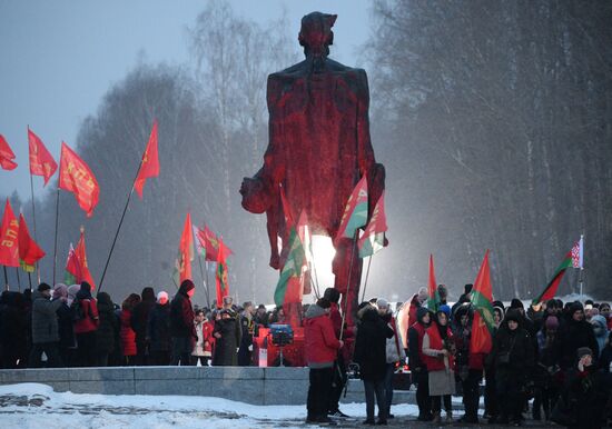 Митинг-реквием, посвященный 78-й годовщине уничтожения Хатыни