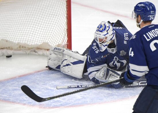 Хоккей. КХЛ. Матч "Динамо" (Москва) - СКА