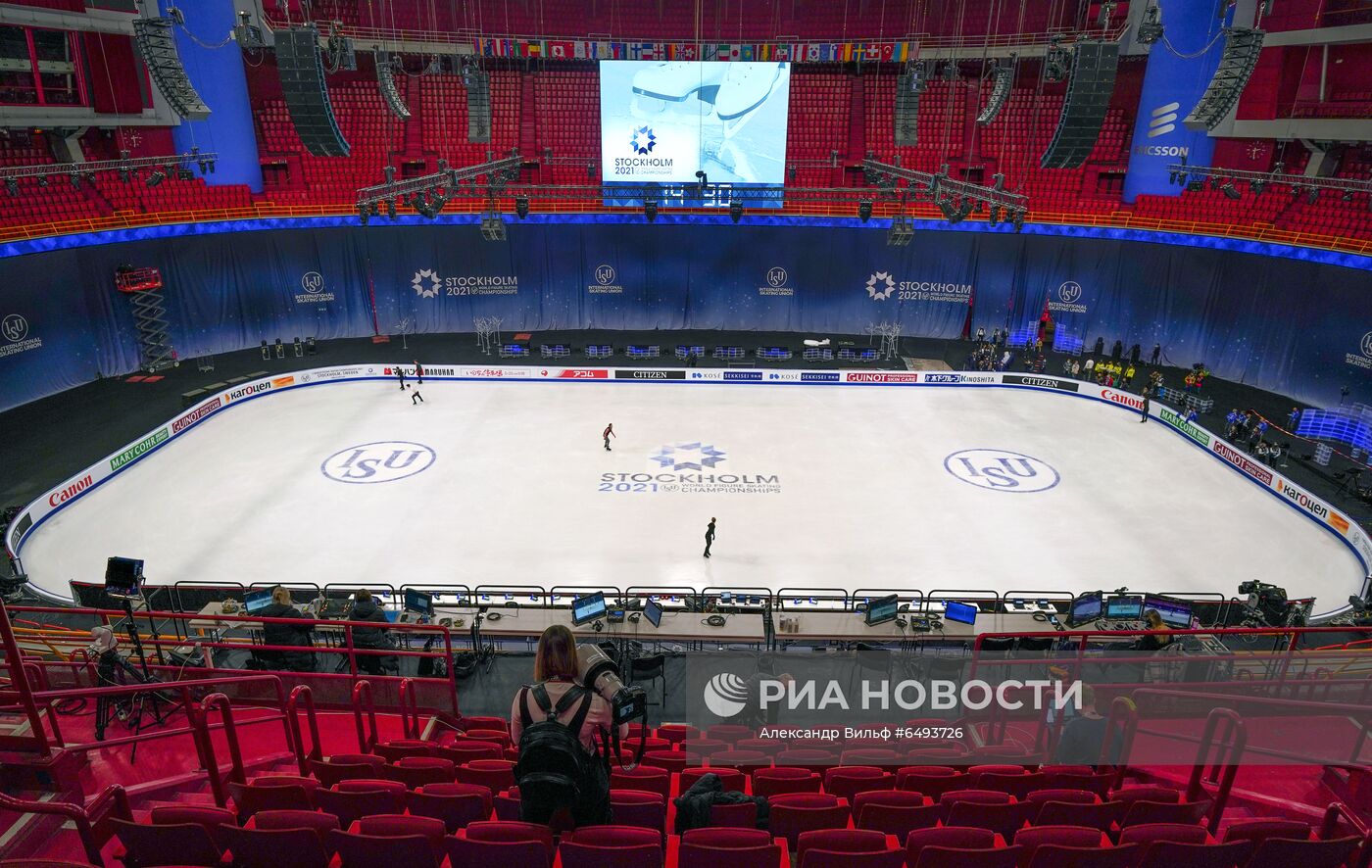 Фигурное катание. Чемпионат мира. Тренировки