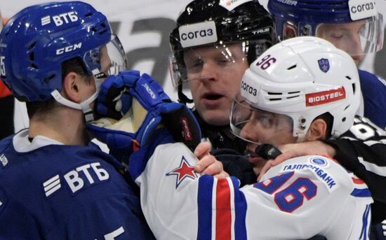 Хоккей. КХЛ. Матч "Динамо" (Москва) - СКА