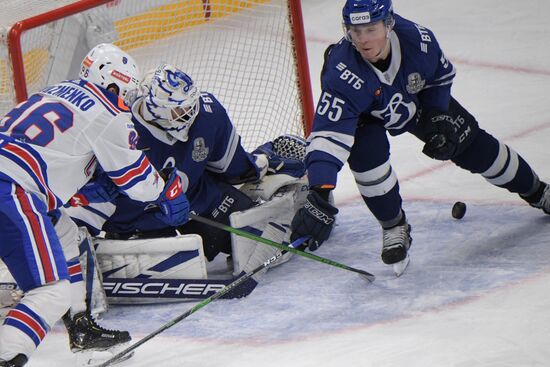 Хоккей. КХЛ. Матч "Динамо" (Москва) - СКА