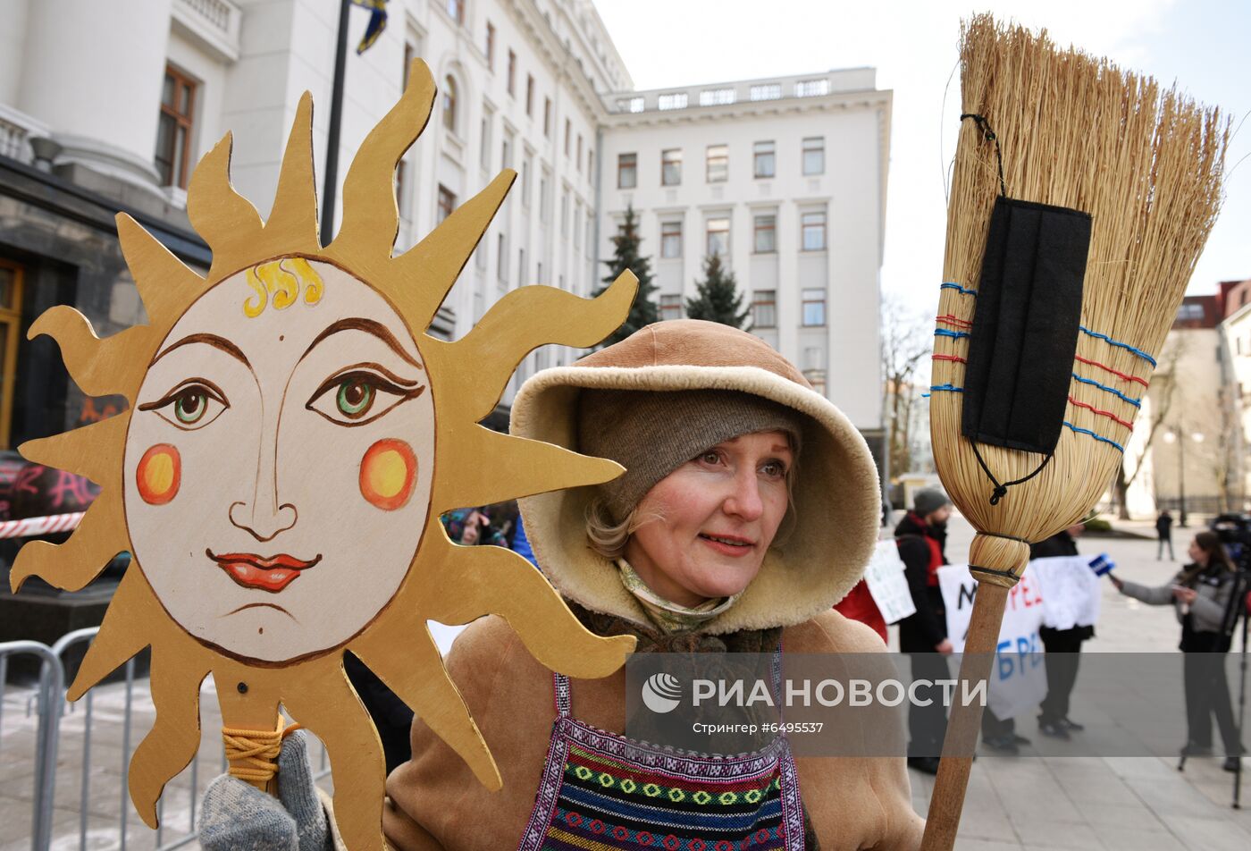 Акция "Нет смертельной вакцинации!" в Киеве