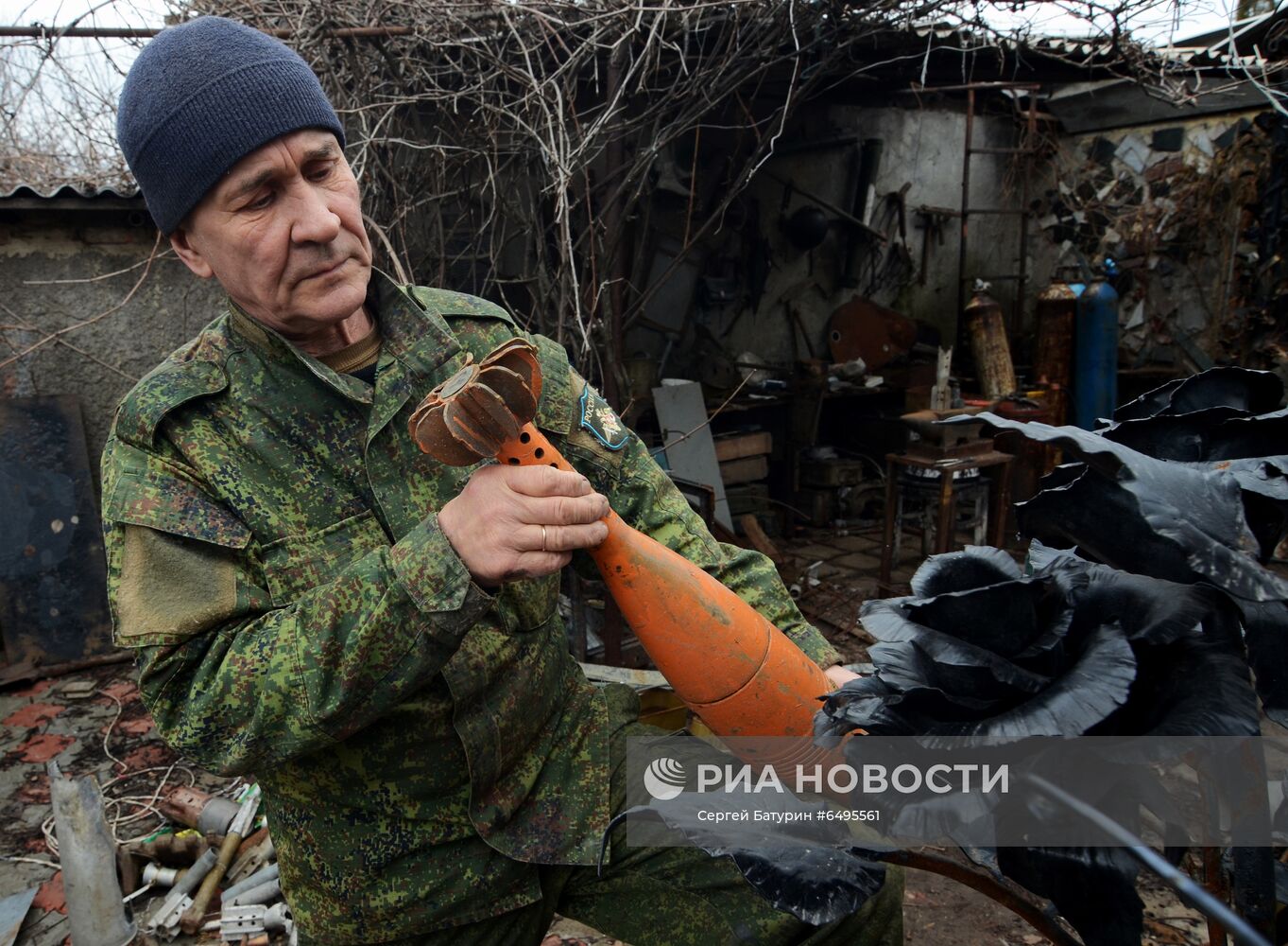 Изготовление изделий из снарядов в Донецке