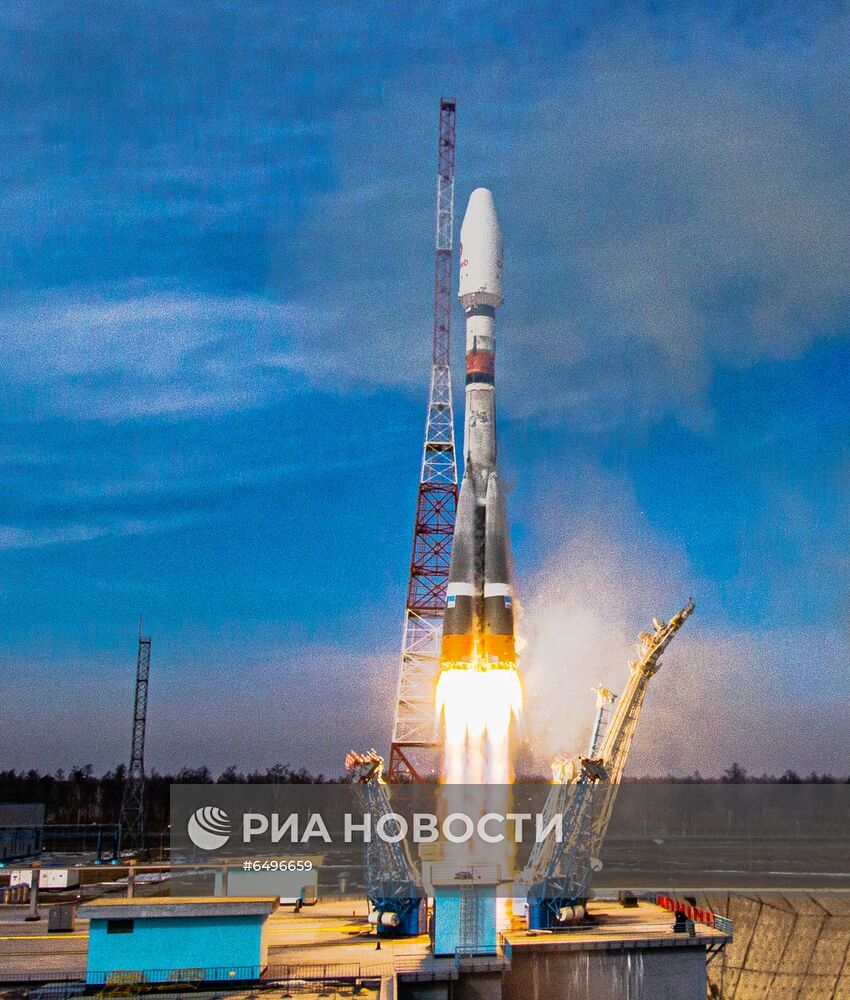 Пуск РН"Союз-2.1б" с разгонным блоком "Фрегат" с космодрома Восточный