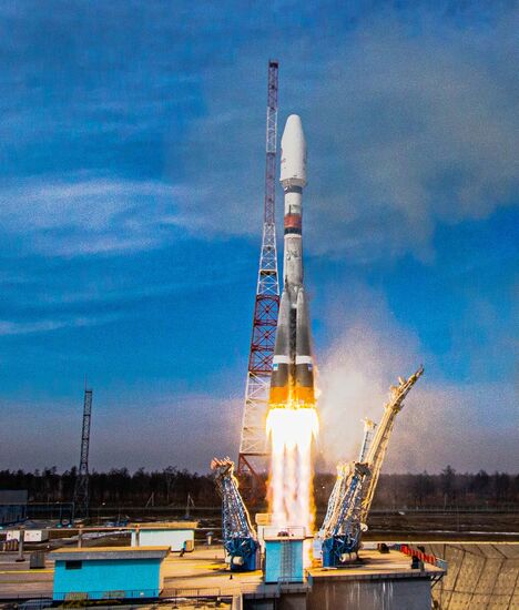 Пуск РН"Союз-2.1б" с разгонным блоком "Фрегат" с космодрома Восточный