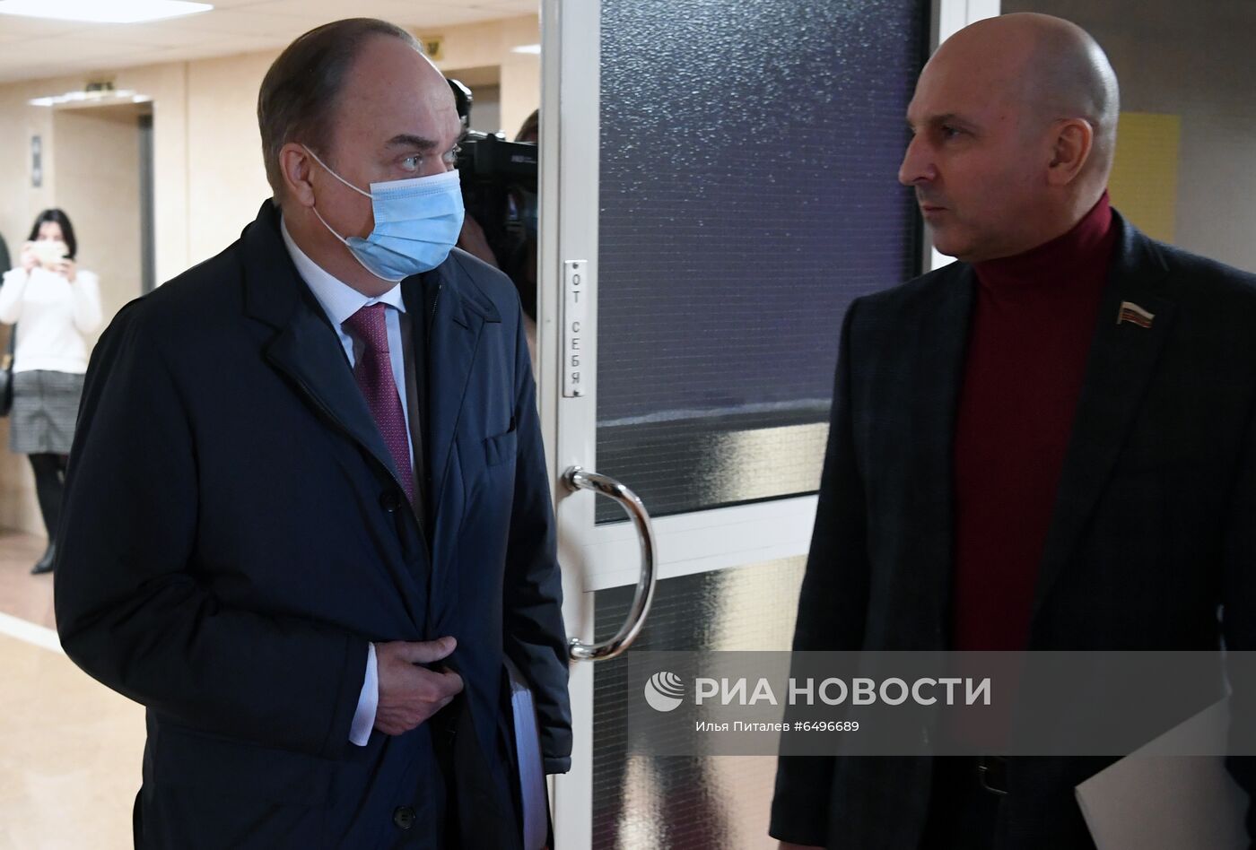 Брифинг А. Антонова после заседания комитета по международным делам 