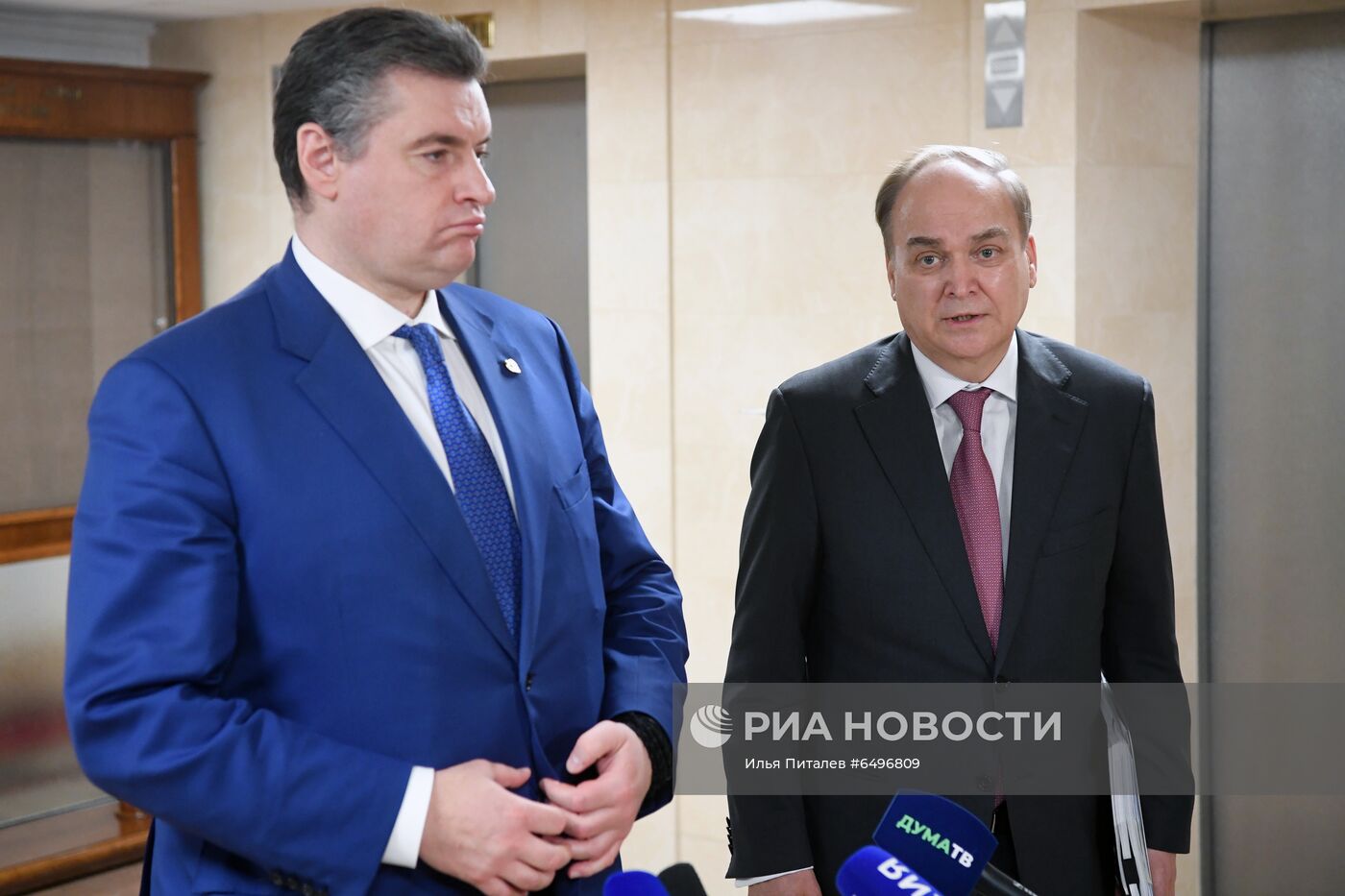 Брифинг А. Антонова после заседания комитета по международным делам 
