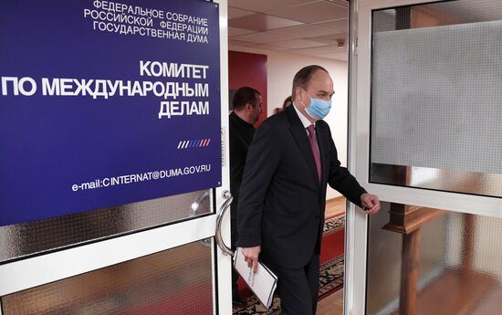 Брифинг А. Антонова после заседания комитета по международным делам 