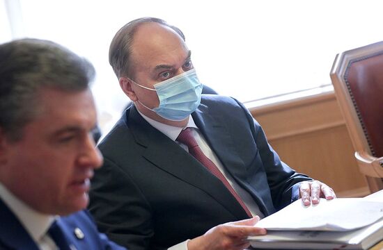 Брифинг А. Антонова после заседания комитета по международным делам