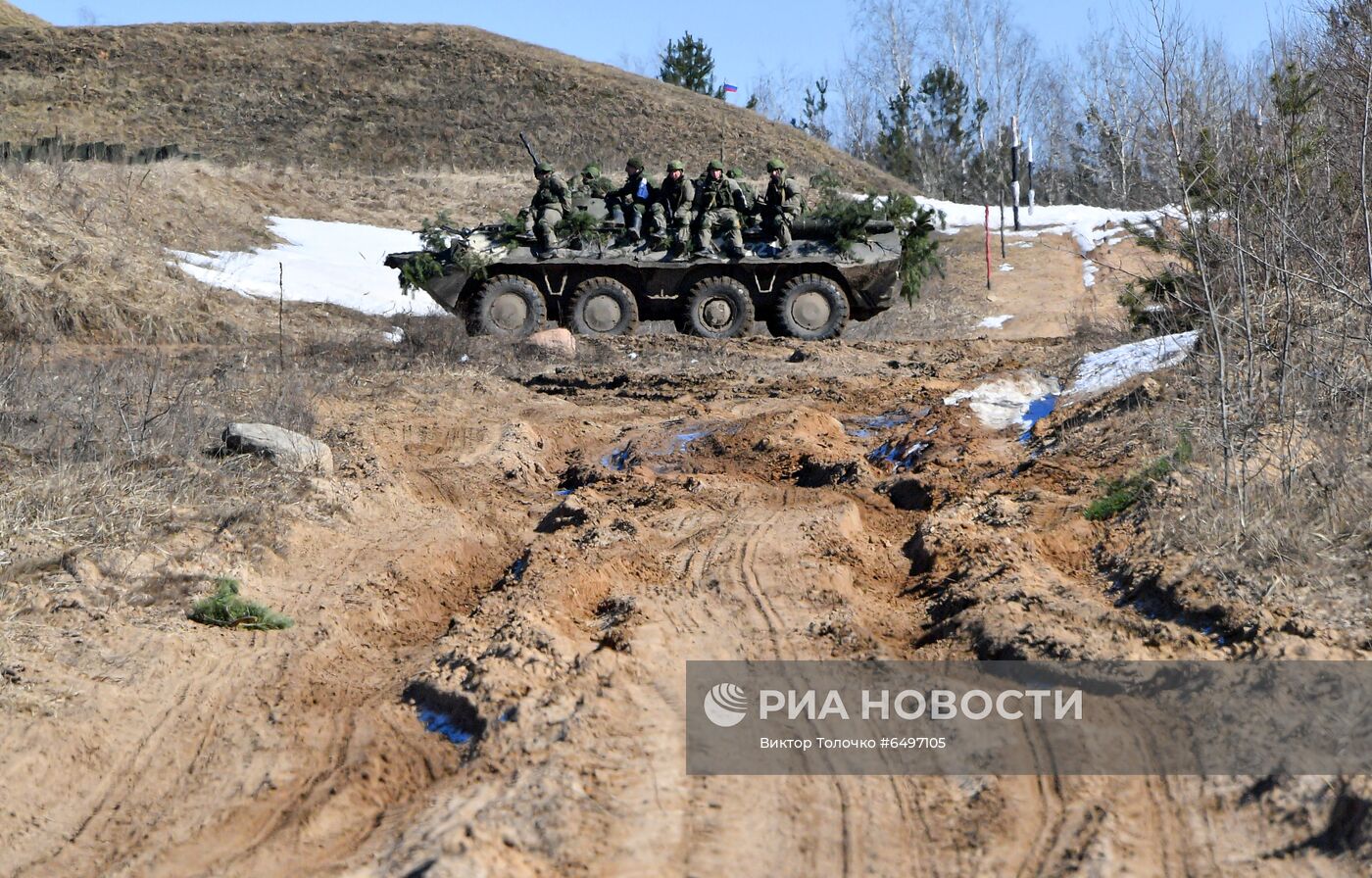 Совместные военные учения России и Белоруссии