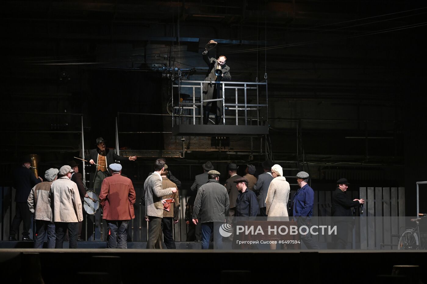 Спектакль "Странник" в театре им. Моссовета 