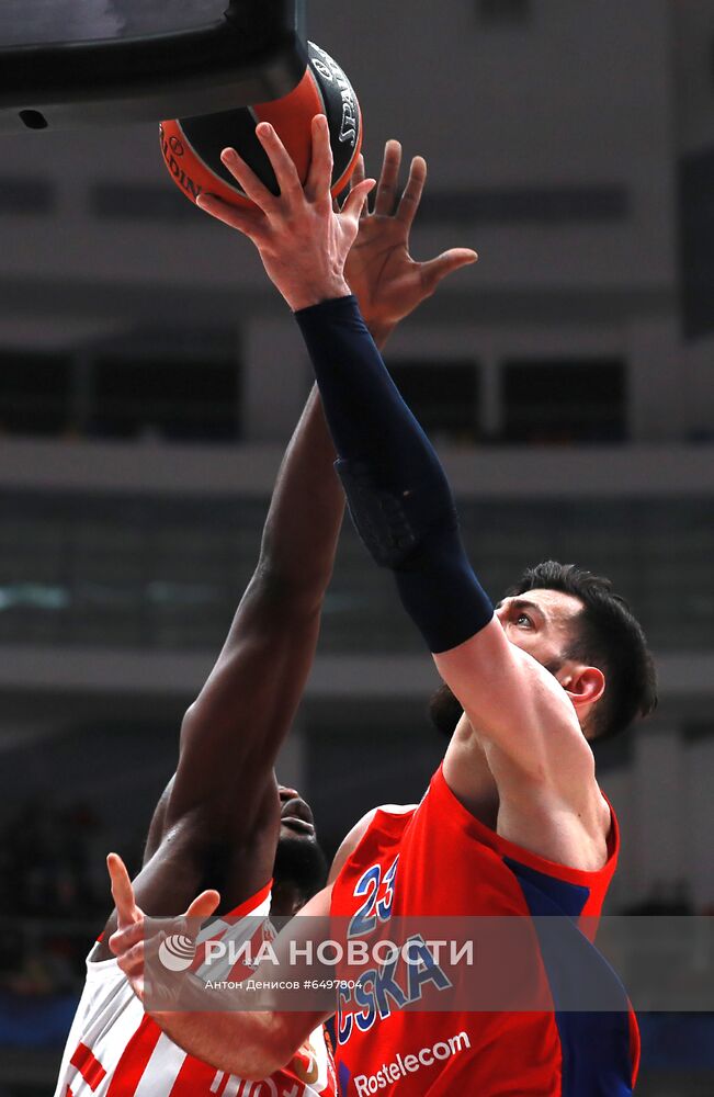 Баскетбол. Евролига. Матч ЦСКА - "Црвена Звезда"