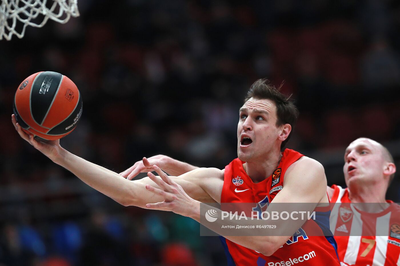 Баскетбол. Евролига. Матч ЦСКА - "Црвена Звезда"