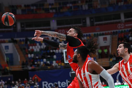 Баскетбол. Евролига. Матч ЦСКА - "Црвена Звезда"