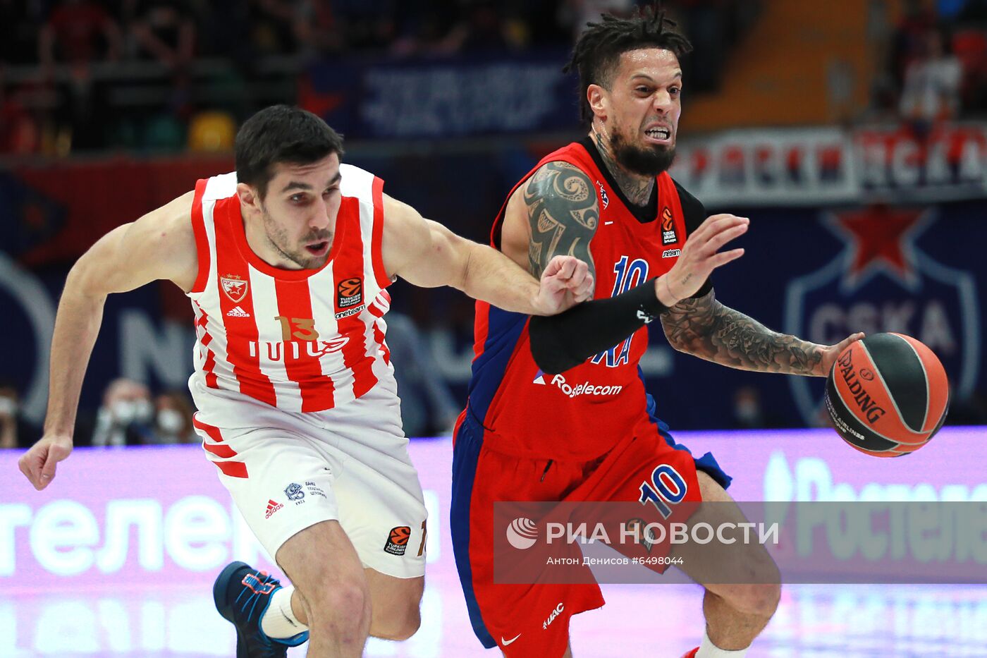 Баскетбол. Евролига. Матч ЦСКА - "Црвена Звезда"