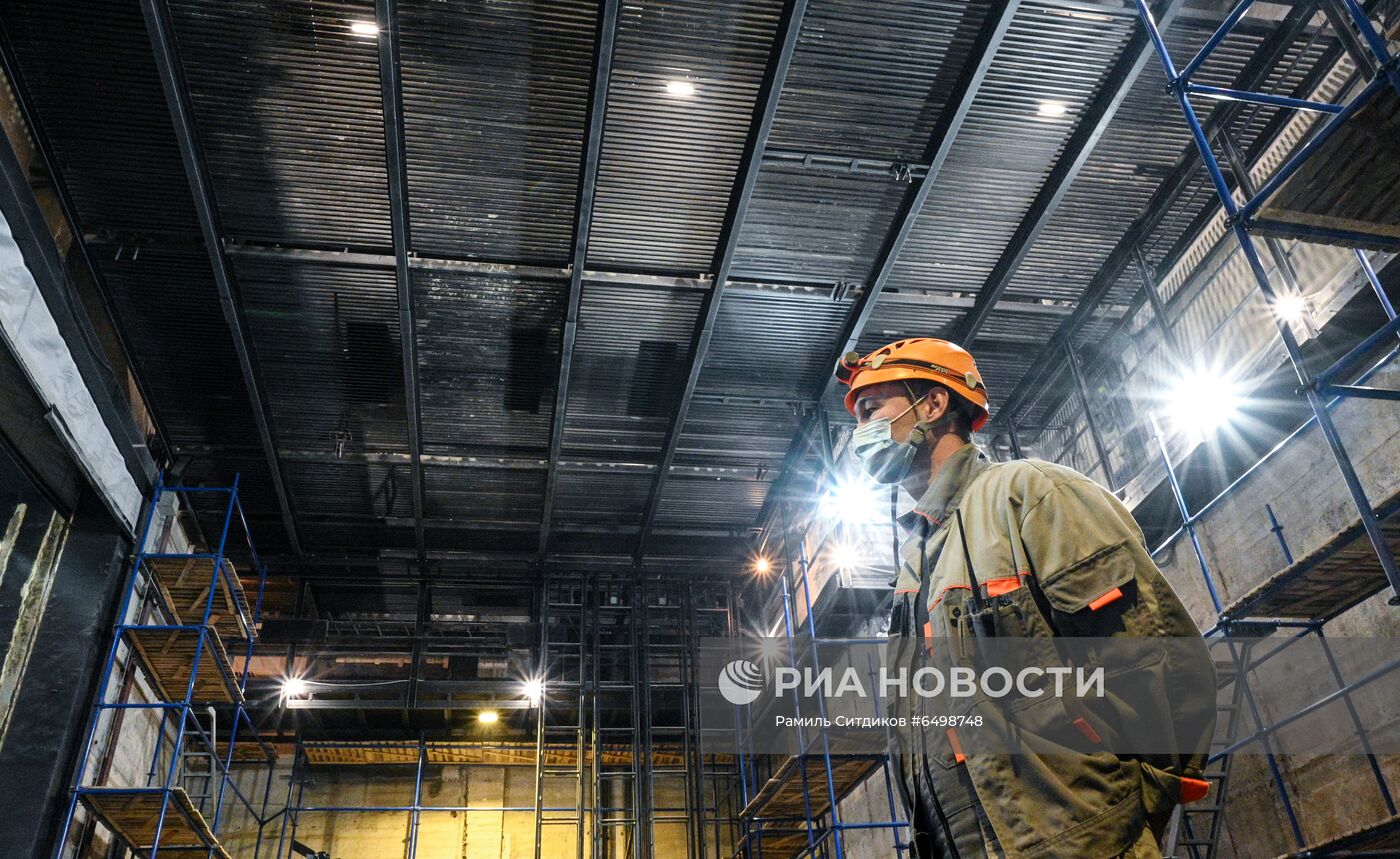 Реставрация Театра эстрады в Москве 