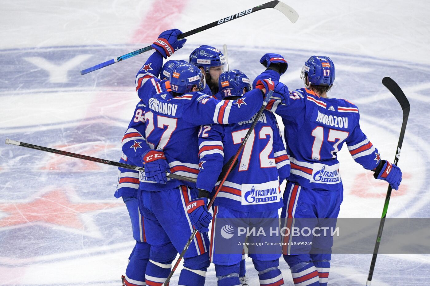 Хоккей. КХЛ. Матч СКА - "Динамо" (Москва)