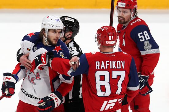 Хоккей. КХЛ. Матч "Локомотив" - ЦСКА