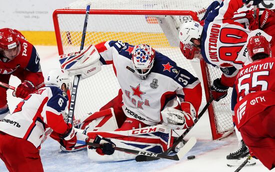 Хоккей. КХЛ. Матч "Локомотив" - ЦСКА