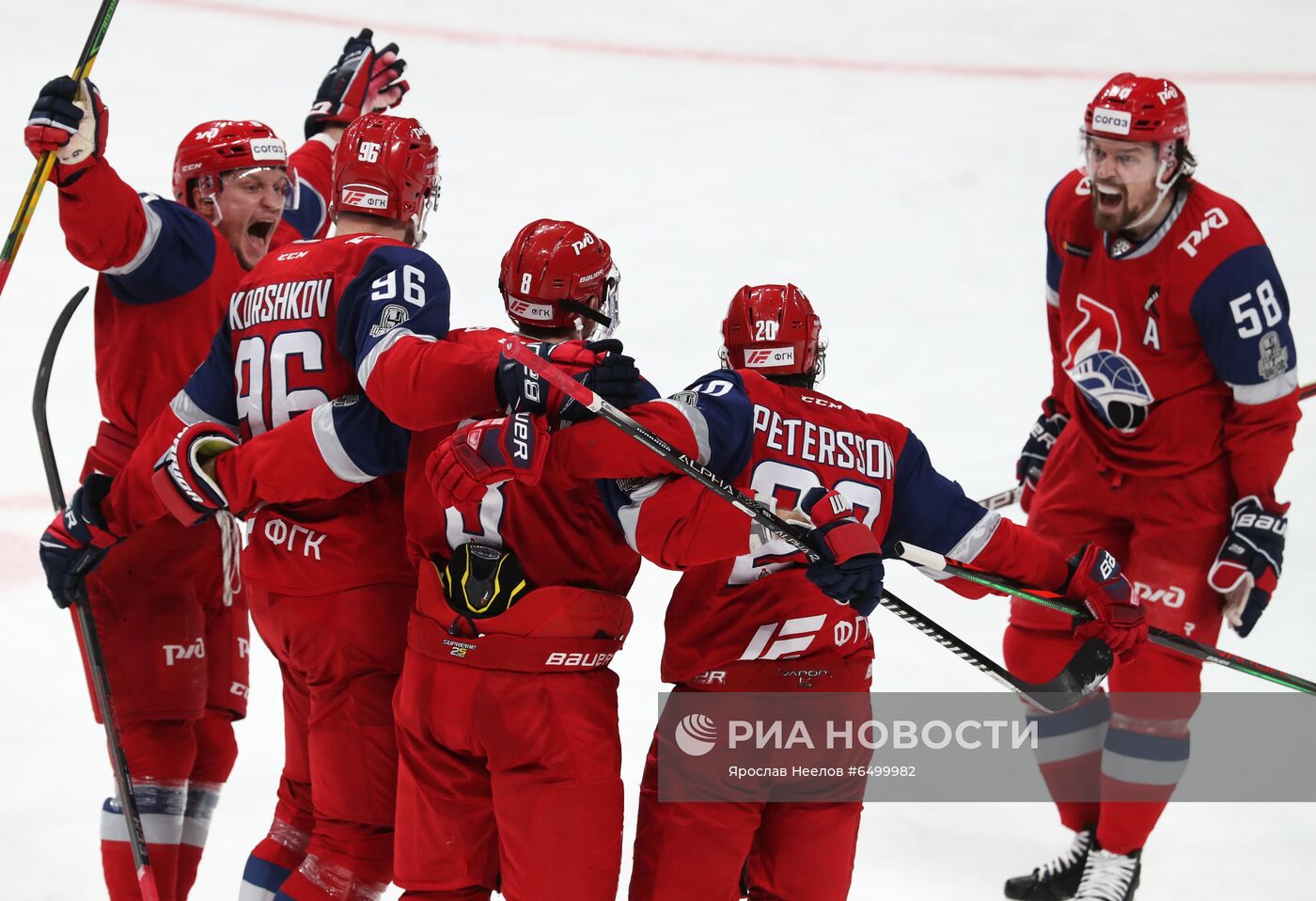 Хоккей. КХЛ. Матч "Локомотив" - ЦСКА