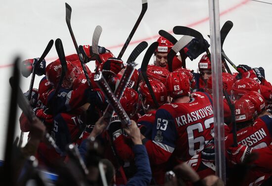 Хоккей. КХЛ. Матч "Локомотив" - ЦСКА