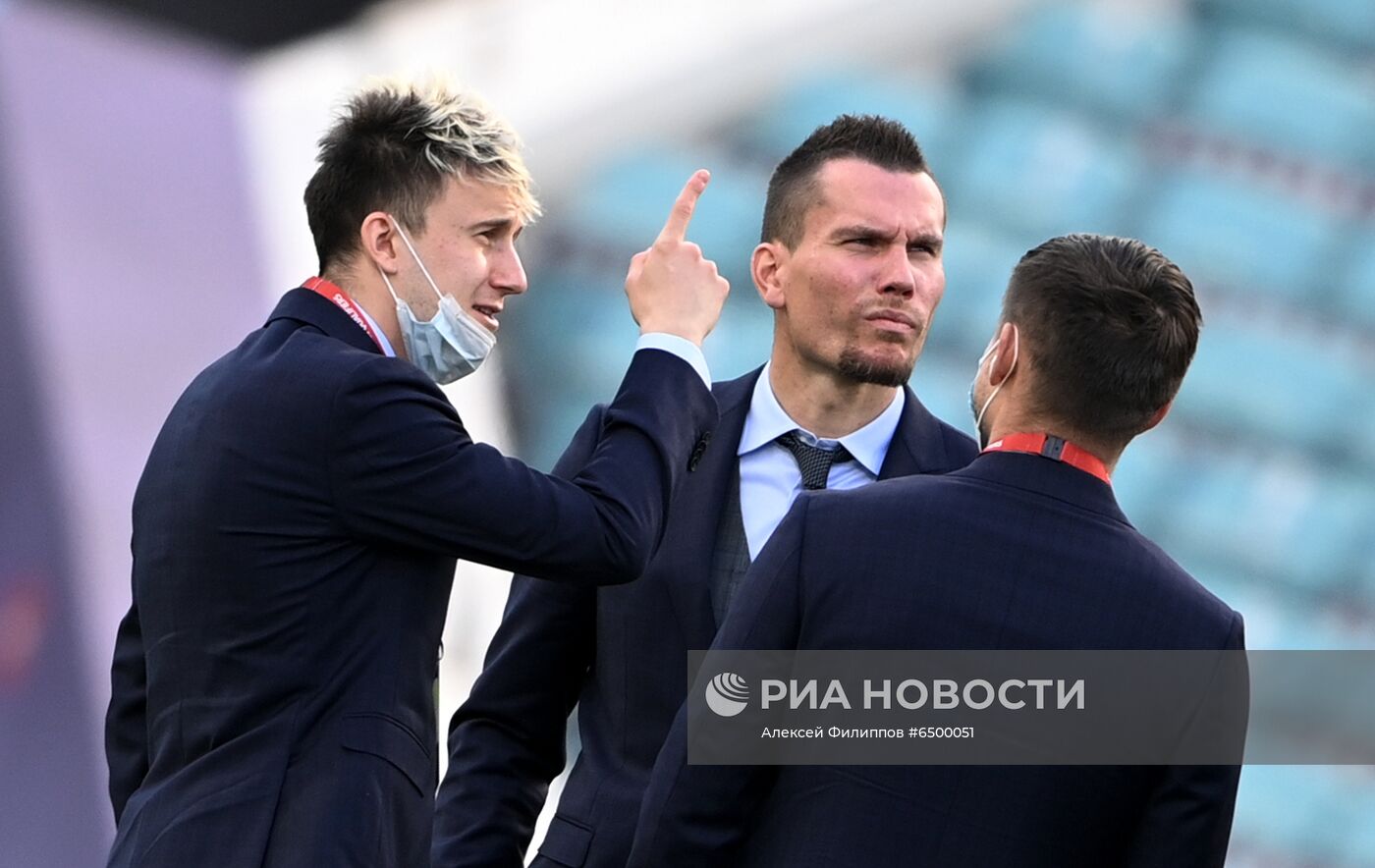 Футбол. Отборочный матч ЧМ-2022. Россия - Словения