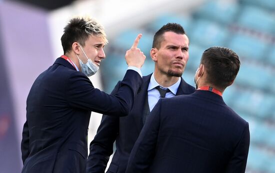 Футбол. Отборочный матч ЧМ-2022. Россия - Словения