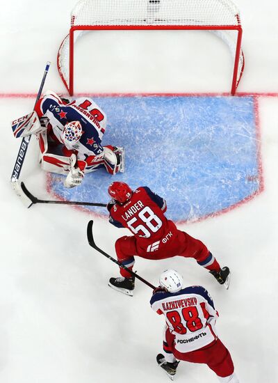 Хоккей. КХЛ. Матч "Локомотив" - ЦСКА