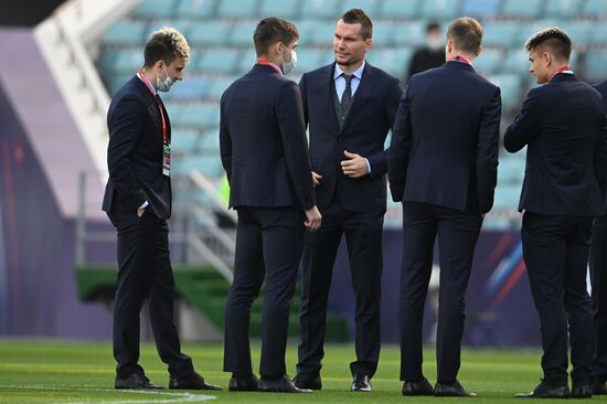 Футбол. Отборочный матч ЧМ-2022. Россия - Словения