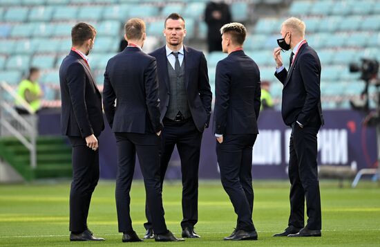 Футбол. Отборочный матч ЧМ-2022. Россия - Словения