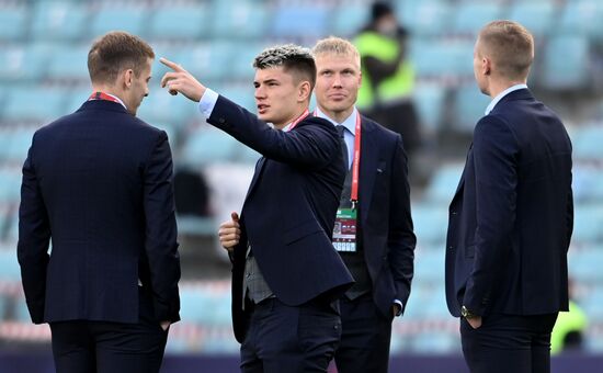 Футбол. Отборочный матч ЧМ-2022. Россия - Словения