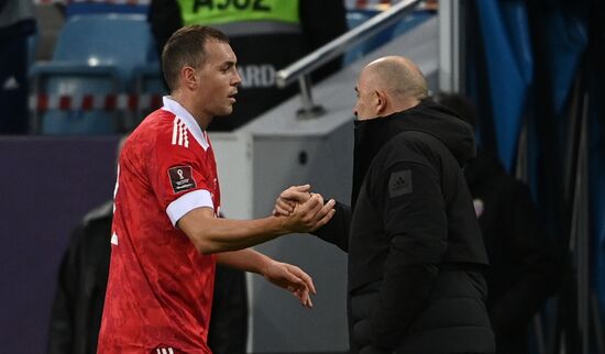 Футбол. Отборочный матч ЧМ-2022. Россия - Словения