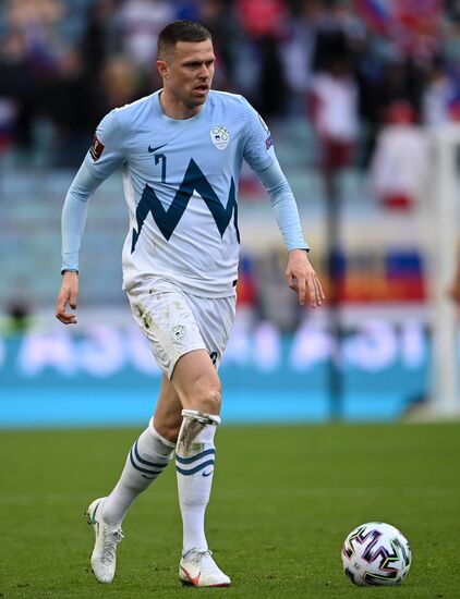 Футбол. Отборочный матч ЧМ-2022. Россия - Словения