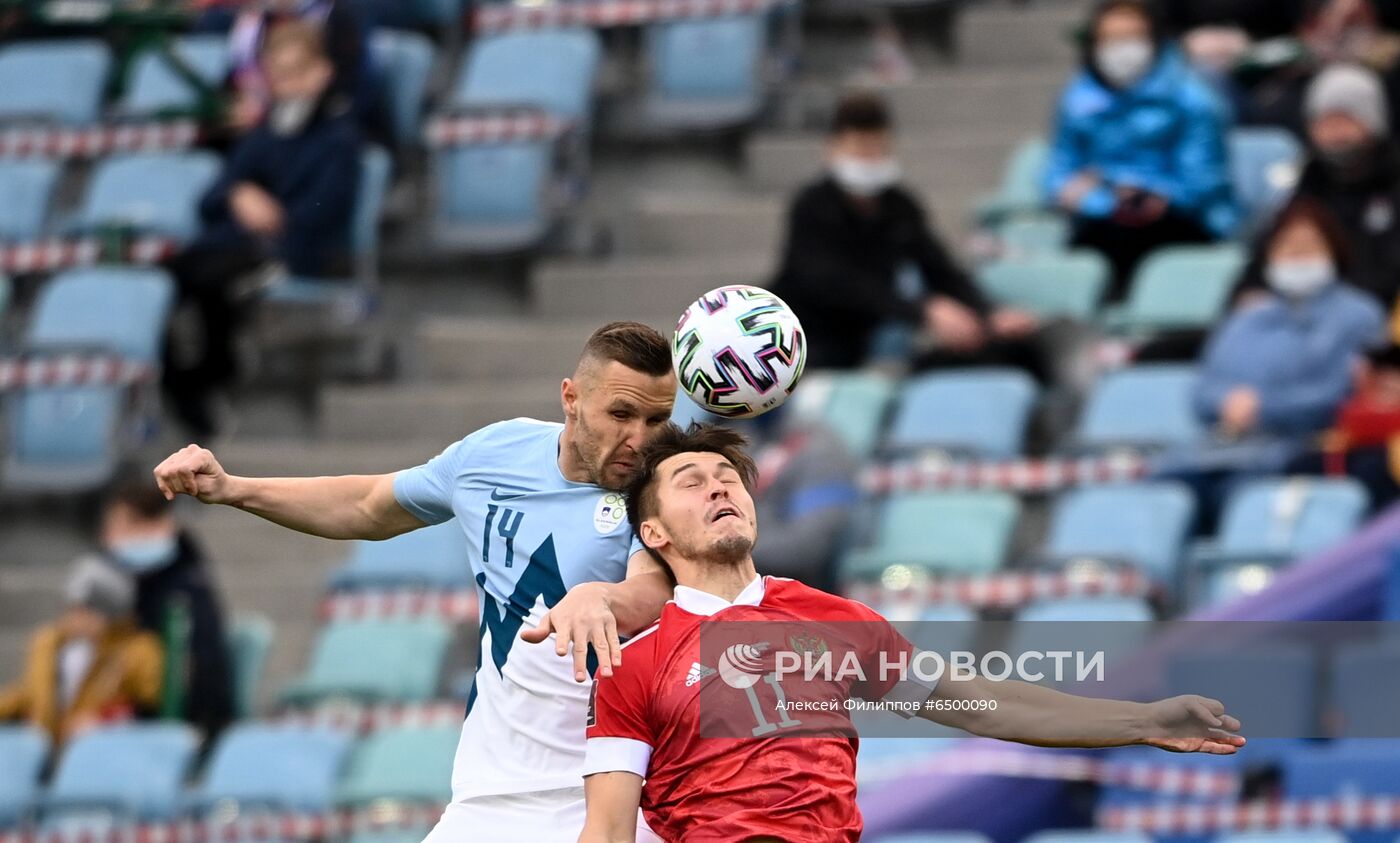 Футбол. Отборочный матч ЧМ-2022. Россия - Словения