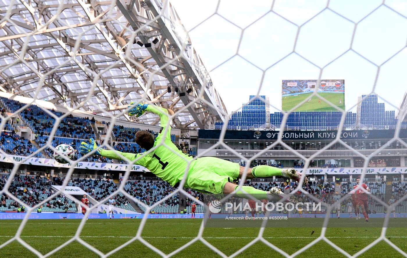 Футбол. Отборочный матч ЧМ-2022. Россия - Словения