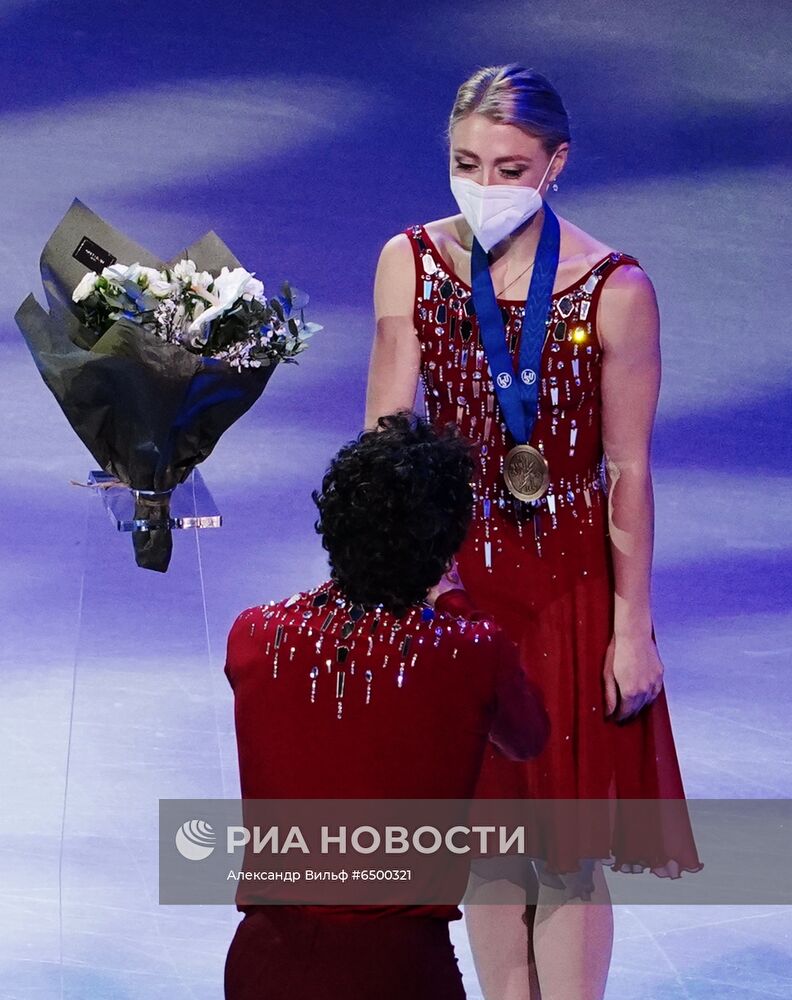 Фигурное катание. Чемпионат мира. Танцы. Церемония награждения