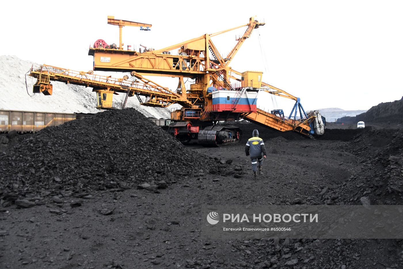 Харанорский угольный разрез в Забайкалье