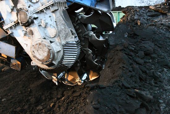 Харанорский угольный разрез в Забайкалье