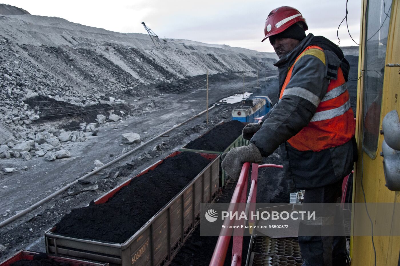 Харанорский угольный разрез в Забайкалье