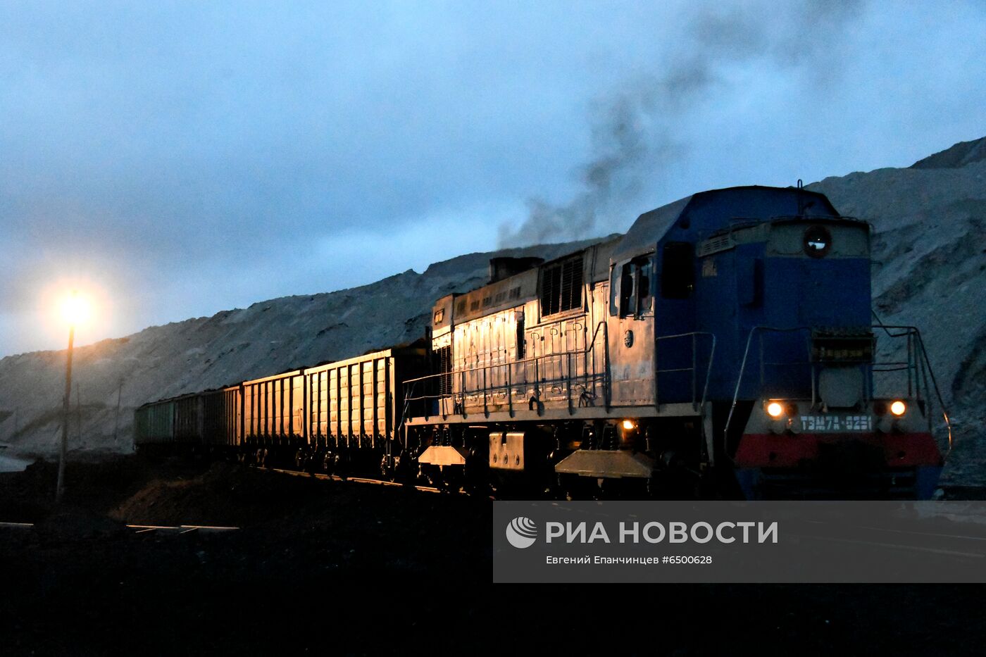 Харанорский угольный разрез в Забайкалье